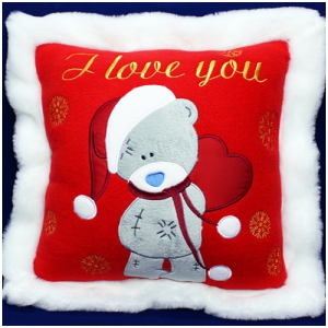 Новогодняя подушка - I Love You